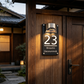 Solar Powered LED House Number Light