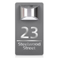 Solar Powered LED House Number Light