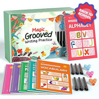 💖2026 Hot Sale💖Magic Grooved Copybook Writing Practice Set