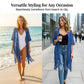 🌊SUMMER HOT SALE 50% OFF 💖Women's Open-Front Knit Cover-Up