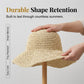 🌊SUMMER HOT SALE 50% OFF 💖Women's Handwoven Wide-Brim Straw Hat