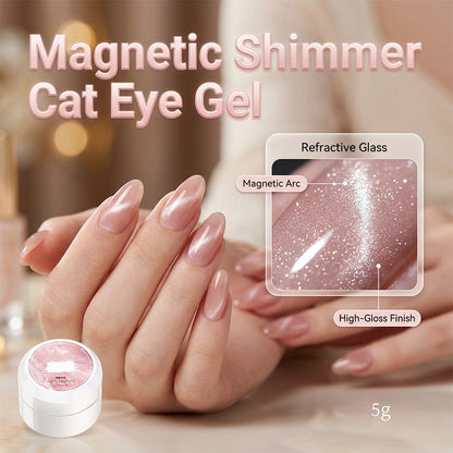 ✨ BUY 1 GET 1 FREE!!✨Spar Cat Eye Gel Polish Shiny Magnetic Glitter Nail Art Polish