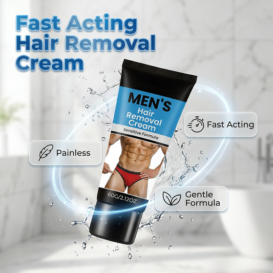 🥳2026 HOT SALE🥳💞50K+ SOLD! 🪒Men's Gentle Hair Removal Cream
