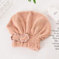 ⏳ LIMITED-TIME 49% OFF! ✨Coral velvet cute bow bath cap