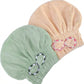 ⏳ LIMITED-TIME 49% OFF! ✨Coral velvet cute bow bath cap