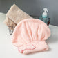 ⏳ LIMITED-TIME 49% OFF! ✨Coral velvet cute bow bath cap