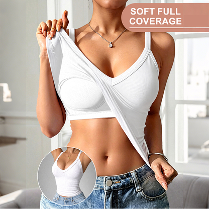 ⏳LAST DAY SALE ONLY ￡9.99!!🔥💃Women's Slim-Fit Padded Tank Top
