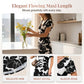👗2026 Summer Hot Sale 49% OFF🌈 Women's V neck Ankle Length Floral Print Beach Long Flowy  Maxi Dress with Pockets🎀