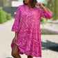 🌷Last Day Sale 70% OFF!! 👗💥Casual Loose Printed V-Neck Flowy Dress