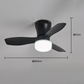 🏆LAST DAY SALE 50% OFF🎉💥Remote-Controlled LED Ceiling Fan Light