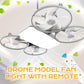 3-Speed E27 Drone Model Fan Light with Remote