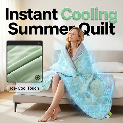 ❄️2026 Hot Summer Sale 50% OFF🔥⭐Double-Sided Reversible Cooling Blanket,Lightweight Breathable Soft Cooling Blanket for Sleeping,Machine Washable 💤