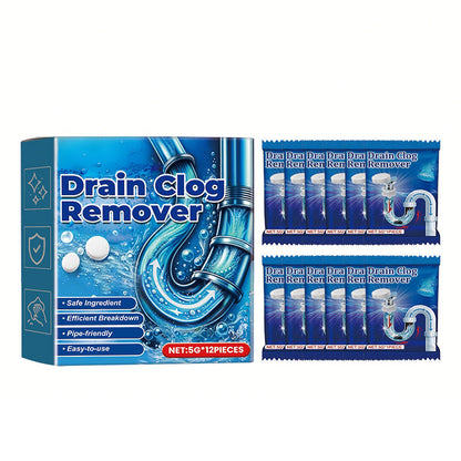 🏆Last Day Promotion：ONLY ￡6.99!!✨🔥Effervescent Drain Clog Remover Tablets