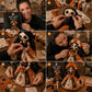 🔥LAST DAY 49% OFF - 🎃Day of the Dead Patchwork Doll DIY Sewing Kit - Handmade Fabric Doll Craft Kit with Floral Details