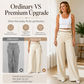 🏆 LIMITED-TIME 50% OFF!☀️👖 Women's High-Waisted Wide-Leg Pants with Contrast Trim
