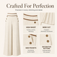 🏆 LIMITED-TIME 50% OFF!☀️👖 Women's High-Waisted Wide-Leg Pants with Contrast Trim