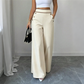 🏆 LIMITED-TIME 50% OFF!☀️👖 Women's High-Waisted Wide-Leg Pants with Contrast Trim
