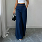 🏆 LIMITED-TIME 50% OFF!☀️👖 Women's High-Waisted Wide-Leg Pants with Contrast Trim