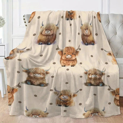 ⏳🍂LAST DAY SALE ONLY ￡9.99!!📢Ultra-Soft Printed Flannel Throw Blanket
