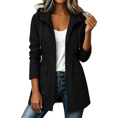 💖LAST DAY SALE 50% OFF✨Women's Water Resistant Hooded Rain Jacket