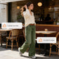 ⏳Time-Limited Special👖✨High-Waist Wide-Leg Jeans with Button Detail