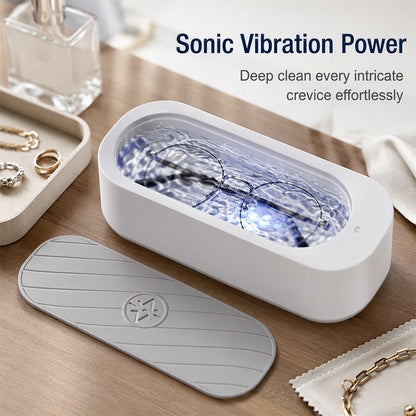 🔥LAST DAY SALE ONLY ￡7.99!!✨50K+ SOLD!🎁Multifunctional Ultrasonic Cleaner for Jewelry, Watches & Dentures, 3W Cordless Deep Cleaning