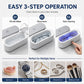 🔥LAST DAY SALE ONLY ￡7.99!!✨50K+ SOLD!🎁Multifunctional Ultrasonic Cleaner for Jewelry, Watches & Dentures, 3W Cordless Deep Cleaning