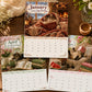 ❄️Summerfresh 50% OFF!🐈2027 Cosy Cats & Books Wall Calendar – A Year of Reading, Cats & Seasonal Charm