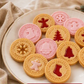🎄🍪 Festive Christmas Cookie Cutter Set – 3D Holiday Baking Stamps for Reindeer, Snowflakes & More