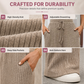 🧶 Textured Comfort | Women's Ribbed-Knit Wide-Leg Trousers