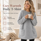 🔥LAST DAY SALE 70% OFF👍Women's Warm Crew Neck Long Sleeve Top