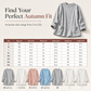 🔥LAST DAY SALE 70% OFF👍Women's Warm Crew Neck Long Sleeve Top