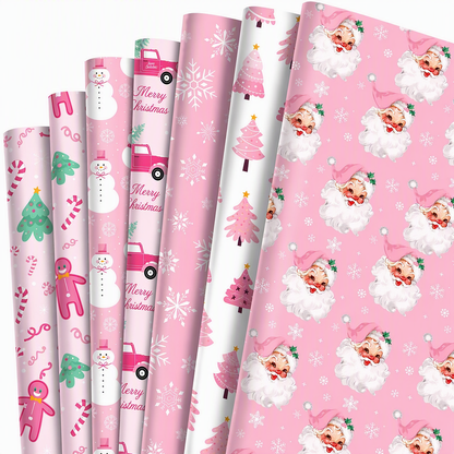 ⏳LAST DAY SALE 50% OFF!!🔥12 Sheets Christmas Snowman Gift Box Wrapping Paper