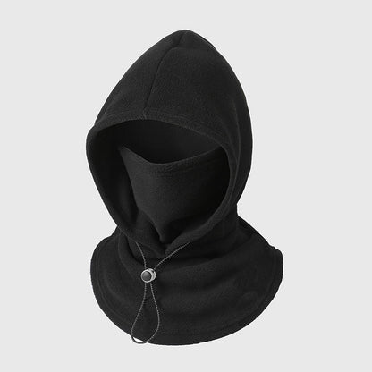 ❄️ Winter Outdoor Essential 🧣 Thermische Bivakmuts met Gezichtsmasker & Trekkoord – Warm, Comfortabel & Windbeschermend