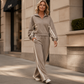 🏃‍♀️🎾 Women's Stripe Sporty 2-Piece Set | Easy Matching & Everyday Movement ✨