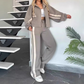 🏃‍♀️🎾 Women's Stripe Sporty 2-Piece Set | Easy Matching & Everyday Movement ✨