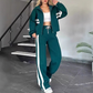 🏃‍♀️🎾 Women's Stripe Sporty 2-Piece Set | Easy Matching & Everyday Movement ✨
