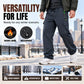 👖 Toasty Lined Warmth, Stay-Dry Storage | Men's Plush-Lined Waterproof Cargo Pants