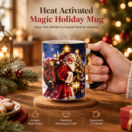 Christmas Santa Claus Heat-Activated Color-Changing Mug